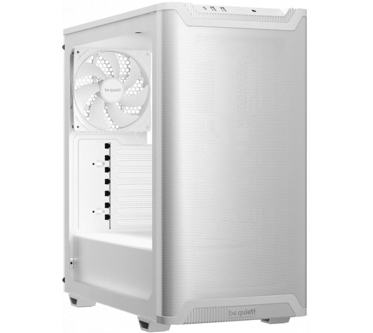 Gabinete Be Quiet! PURE BASE 501 Airflow Window White 2x140mm Pure Wings 3 Fans USB-C
