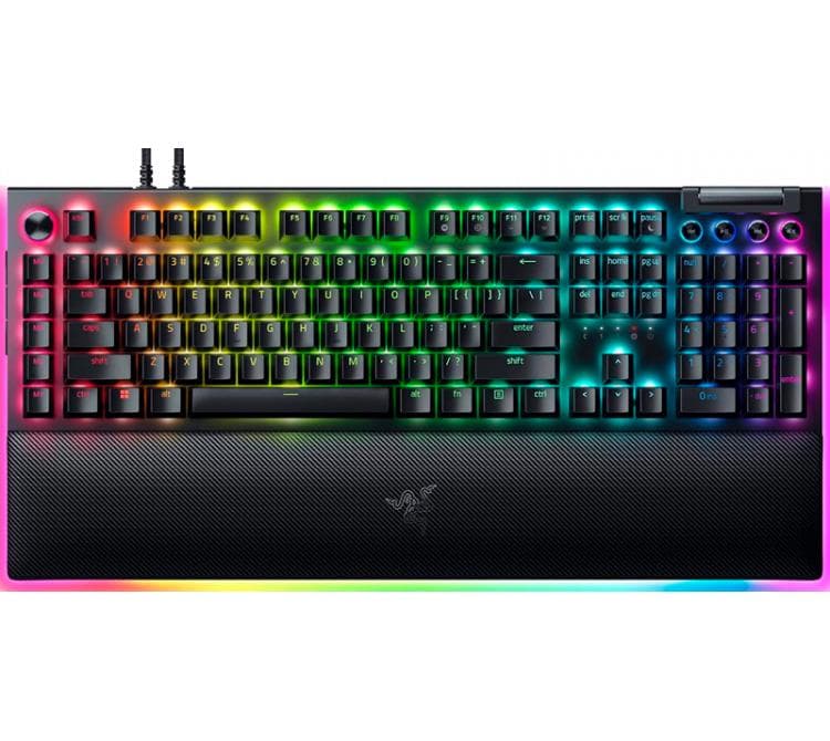 Teclado Mecanico Razer BlackWidow V4 Pro Synapse 4 RGB Chroma Switch Green Linear