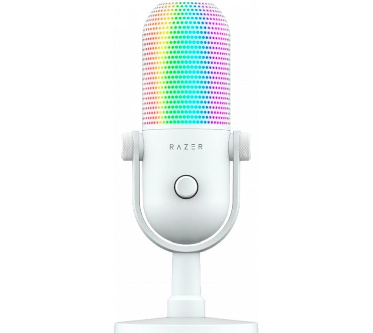 Microfono Razer Seiren V3 Chroma RGB White