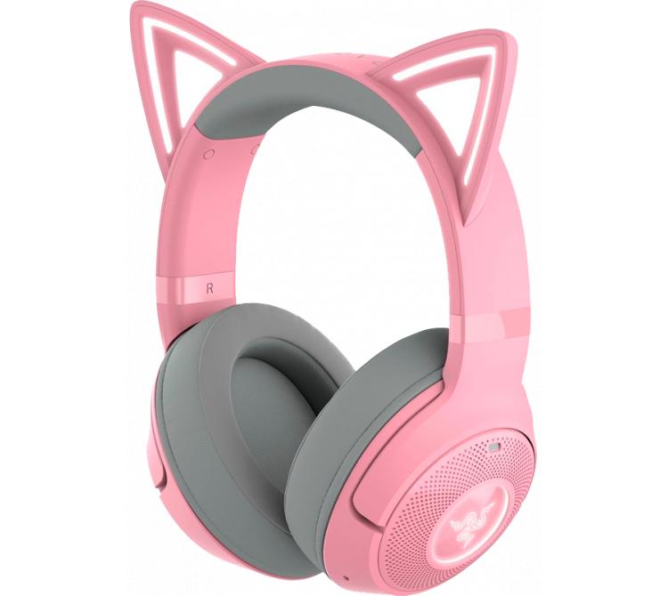 Auriculares Razer Kraken Kitty V2 Wireless Bluetooth 5.2 Rose RGB Chroma USB-C