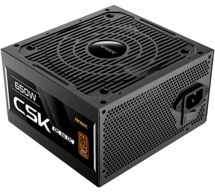 Fuente Antec 650W 80 Plus Bronze ATX 3.1 PCIe 5.1 CSK650DC AR