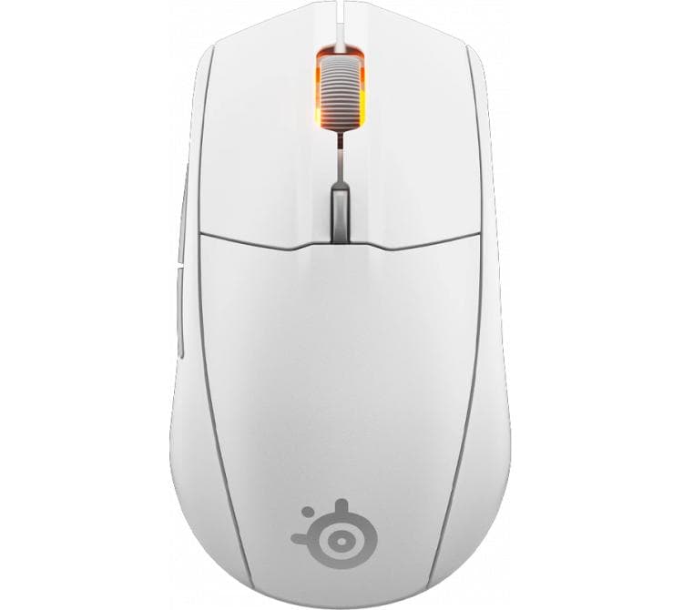 Mouse SteelSeries Rival 3 Gen 2 Wireless 2.4Ghz Bluetooth Lightweight Sensor TrueMove Air RGB 200Hs White