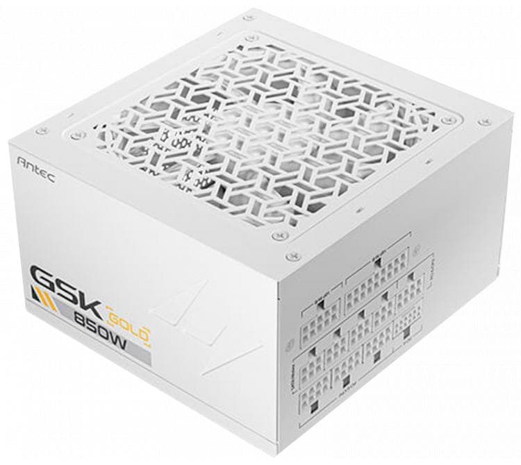 Fuente Antec 850W 80 Plus Gold Full Modular ATX 3.1 PCIe 5.1 GSK850 White AR