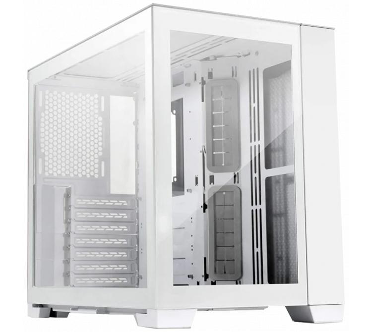 Gabinete Lian Li O11 Dynamic Mini Snow Solo fuente SFX/SFX-L ITX