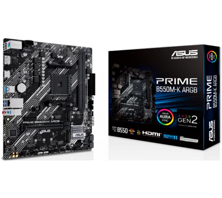 Mother ASUS PRIME B550M-K ARGB DDR4