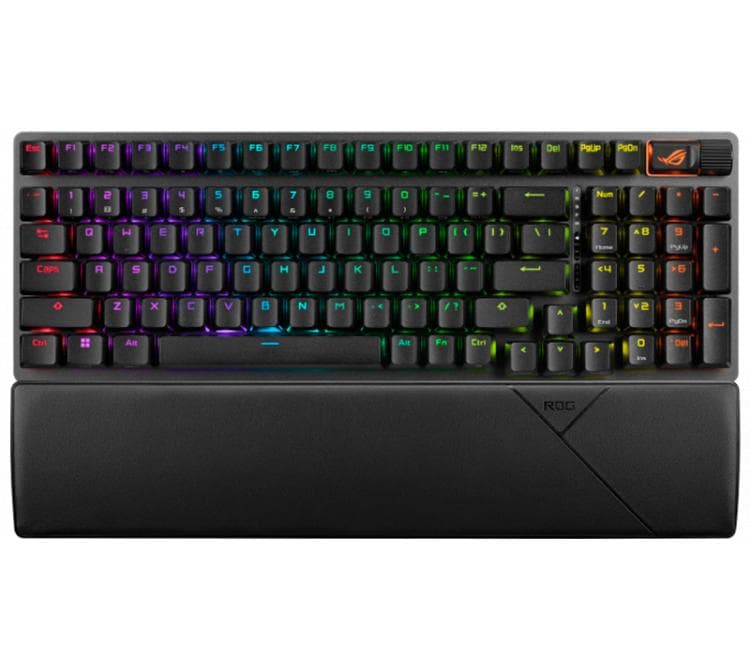 Teclado Mecanico ASUS ROG Strix X901 Scope II Wireless 2.4Ghz Bluetooth 96% Switch NX Snow ESP RGB