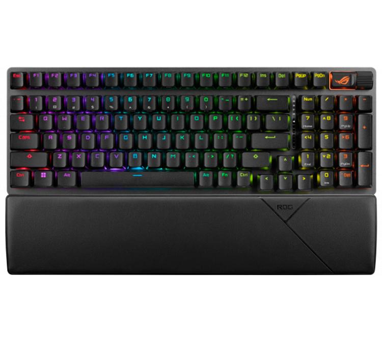 Teclado Mecanico ASUS ROG Strix X901 Scope II Wireless 2.4Ghz Bluetooth 96% Switch NX Snow ESP RGB