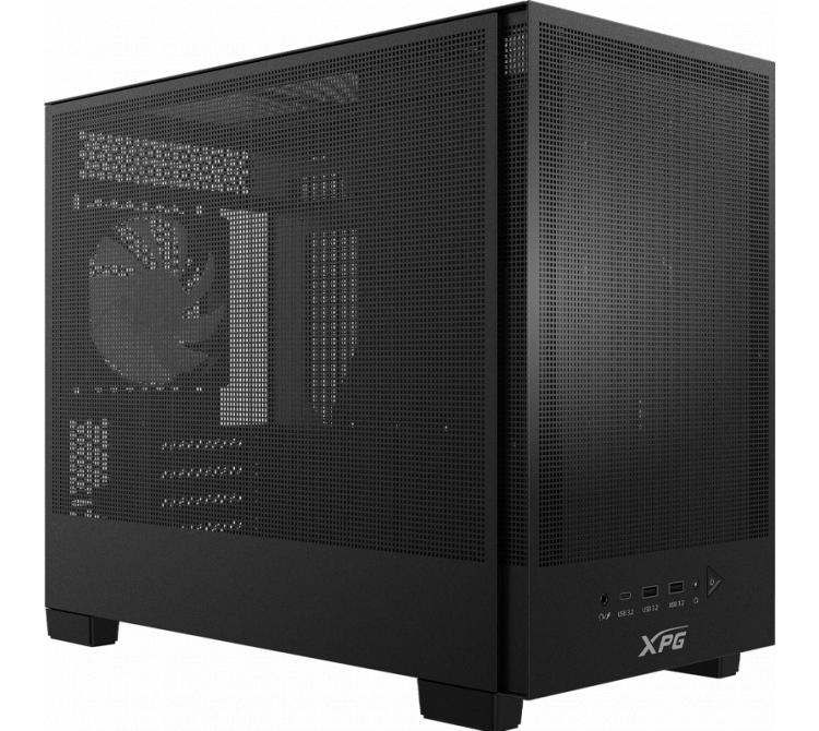 Gabinete XPG Valor Mesh Nano Black 1x120mm ARGB Fan USB-C M-ATX
