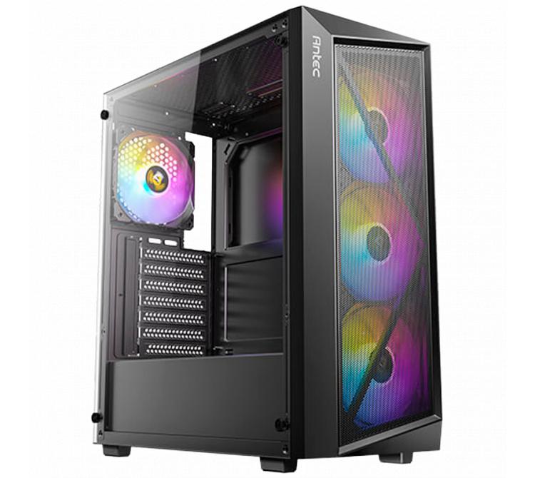 Gabinete Antec AX67 RGB Black 4x120mm ARGB Fans Mesh Vidrio Templado