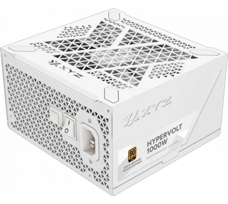 Fuente XYZ 1000W 80 Plus Gold ATX 3.1 PCIe 5.1 Full Modular HYPERVOLT White