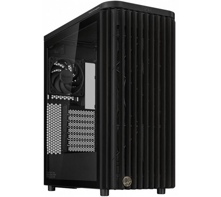 Gabinete ASUS ProArt PA401 Professional Wood Edition 2x160mm + 1x120mm Fans Mesh Vidrio Templado USB-C