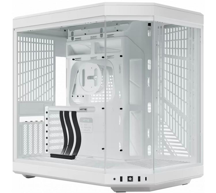 Gabinete HYTE Y70 Snow White Vidrio Templado Inc. Cable Riser PCIe 4x16 USB-C 3.2