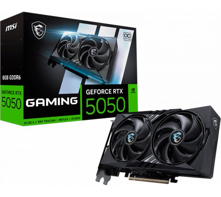 Placa de Video MSI GeForce RTX 5050 8GB GAMING OC