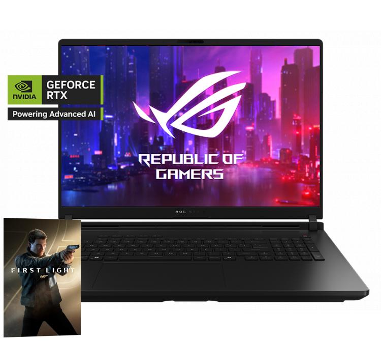 Notebook Gamer ASUS ROG Strix SCAR 18 18" Intel Core Ultra 9 275HX 64GB SSD 2TB RTX 5090 2.5K 240Hz Win11 G835LX-SA008W