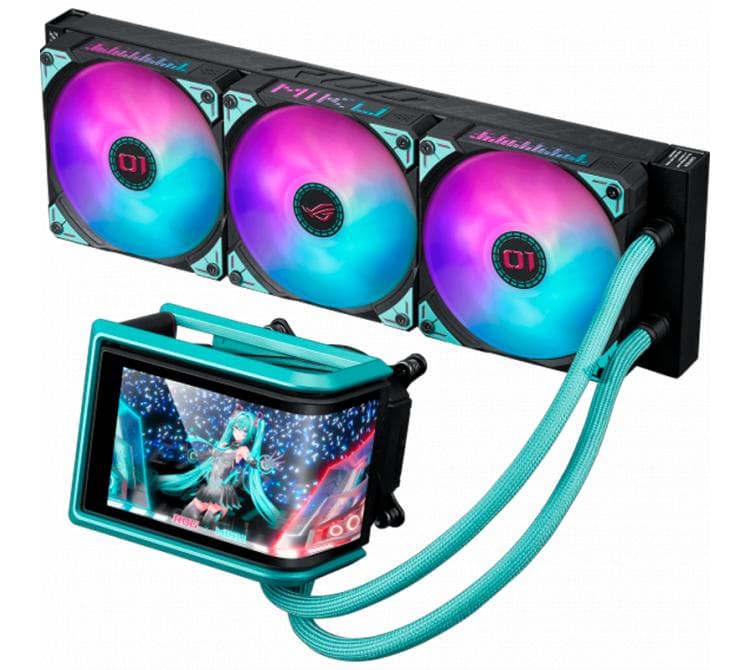 Cooler CPU ASUS ROG RYUO IV 360 ARGB Hatsune Miku Edition Water Cooler