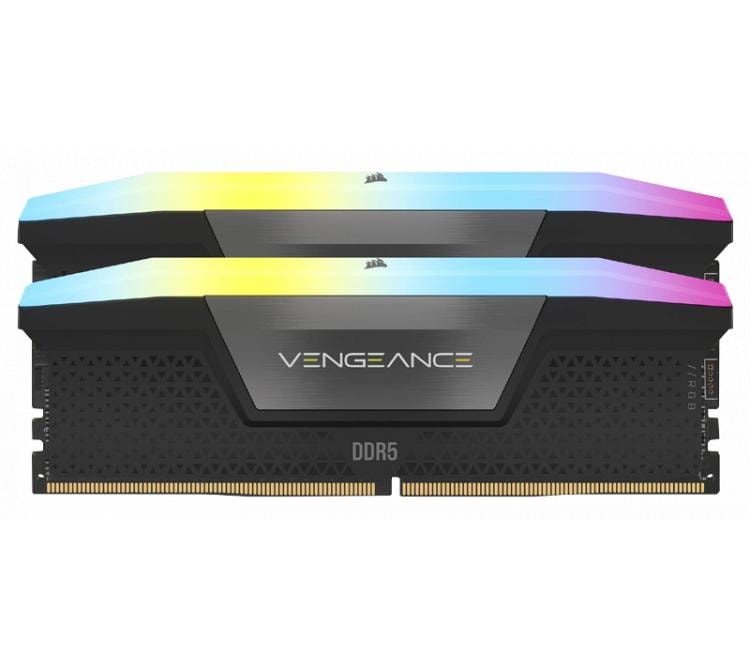 Memoria Corsair DDR5 48GB (2x24GB) 6000MHz Vengeance RGB CL36 Intel XMP