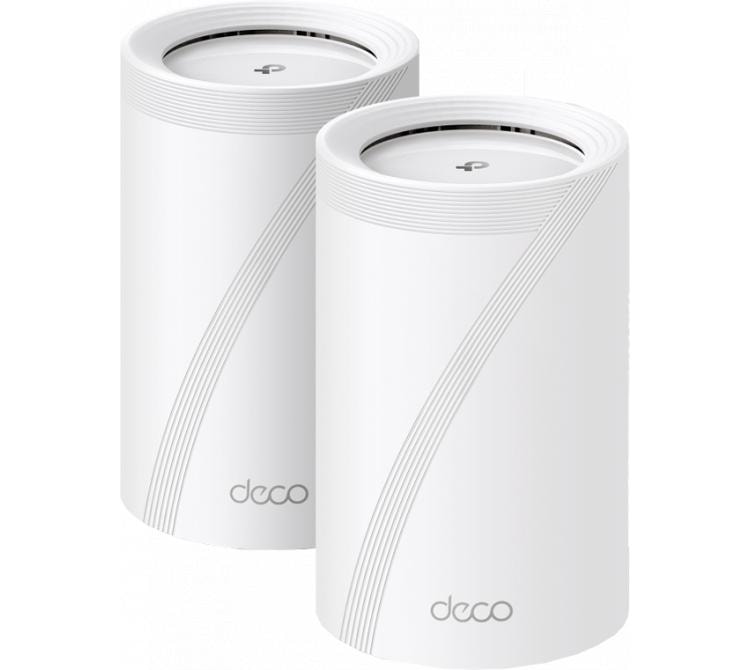 Router Mesh Tp-Link Deco BE65 BE11000 WIFI 7 Tri-band Low Latency Pack 2