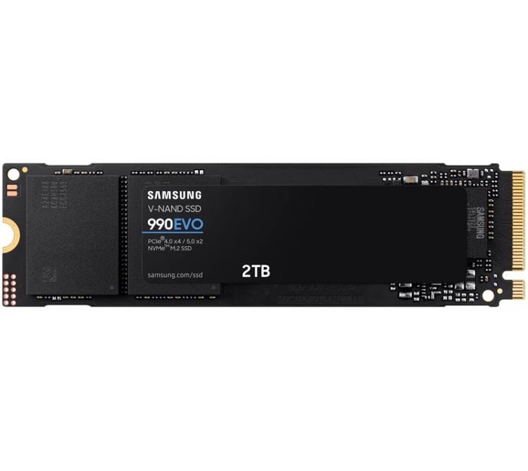 Disco Solido SSD M.2 Samsung 2TB 990 EVO 5000MB/s NVMe PCI-E Gen4 x4 Gen5 x2