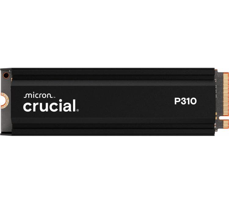 Disco Solido SSD M.2 Crucial 4TB P310 7100MB/s NVMe PCI-E Gen4 x4 HEATSINK