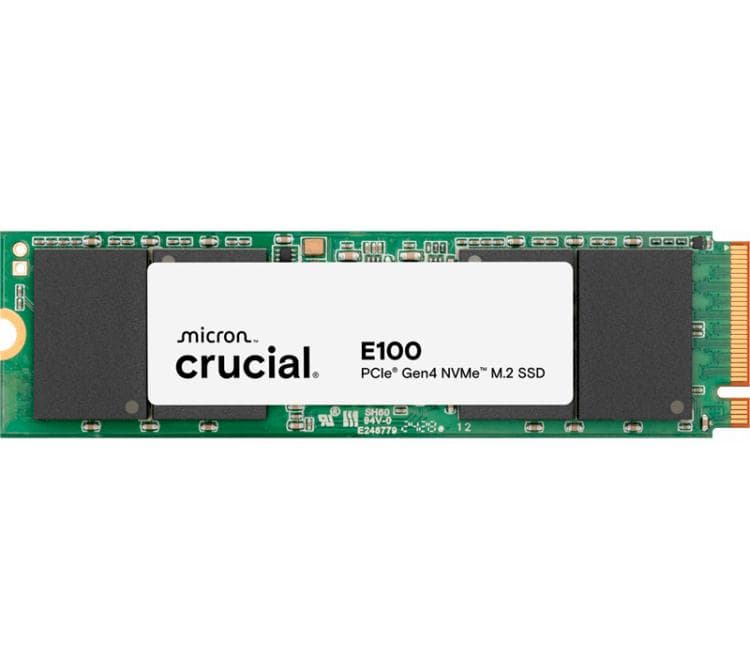 Disco Solido SSD M.2 Crucial 480GB E100 5000MB/s NVMe PCI-E Gen4 x4