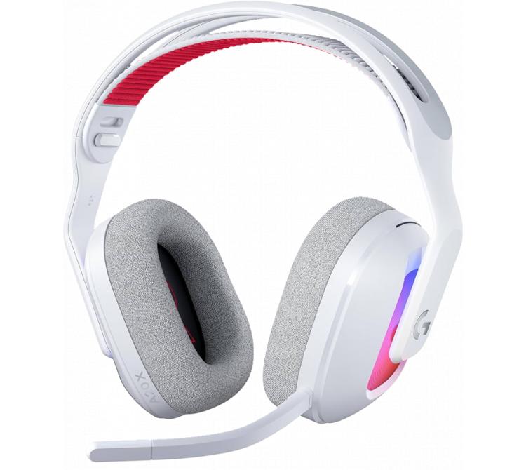 Auriculares Logitech A20X Wireless 2.4Ghz Bluetooth 5.3 LightSpeed RGB LightSync White 90Hs PC/XBOX/PS/NINTENDO
