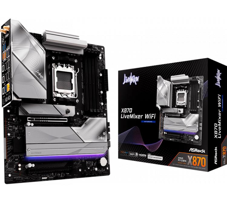 Mother Asrock X870 LIVEMIXER WIFI DDR5 AM5