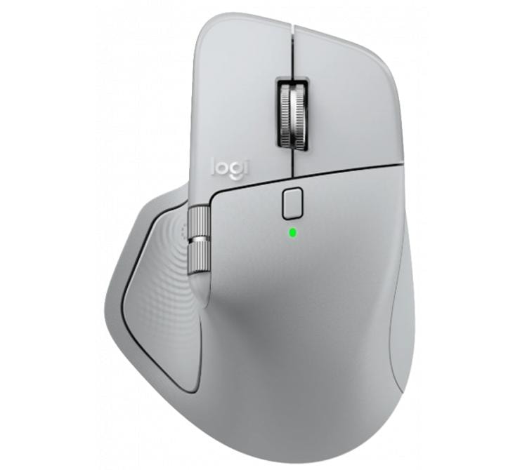 Mouse Logitech MX Master 4 Wireless Bluetooth White Táctil Haptico PC/MAC