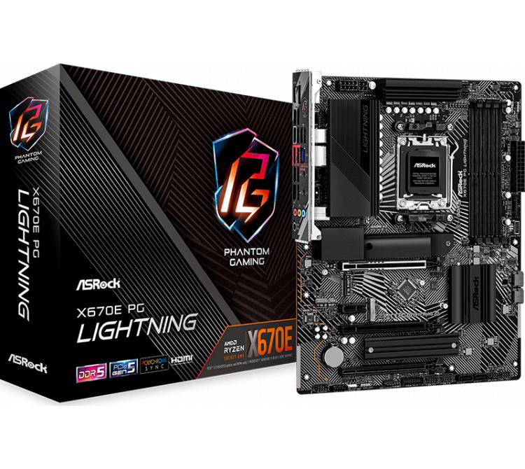 Mother Asrock X670E PG LIGHTNING AM5 BULK - OUTLET
