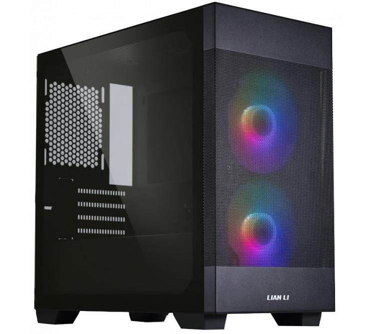 Gabinete Lian Li Lancool 205M Mesh Black 2x140mm ARGB PWM Fan Vidrio Templado BULK - OUTLET