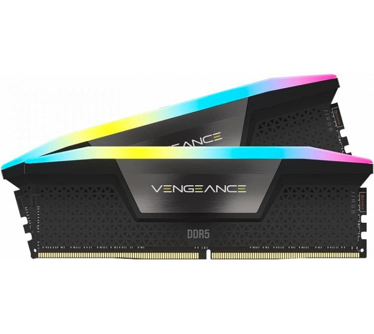 Memoria Corsair DDR5 32GB (2x16GB) 6000MHz Vengeance RGB CL36 Black Intel XMP 3.0
