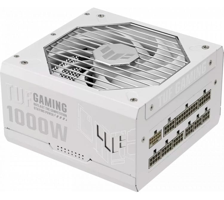 Fuente ASUS TUF Gaming 1000W 80 Plus Gold Full Modular White ATX 3.1 PCIe 5.1 1000G