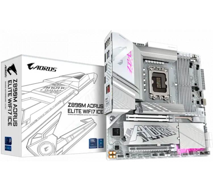 Mother Gigabyte Z890M AORUS ELITE WIFI 7 ICE S1851