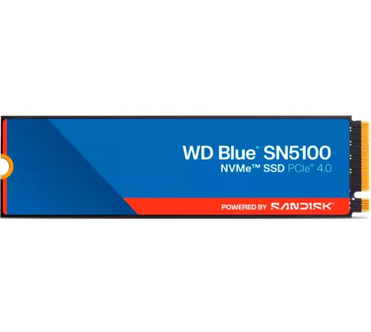 Disco Solido SSD M.2 WD 1TB Blue SN5100 7100MB/s NVMe PCI-E Gen4 x4
