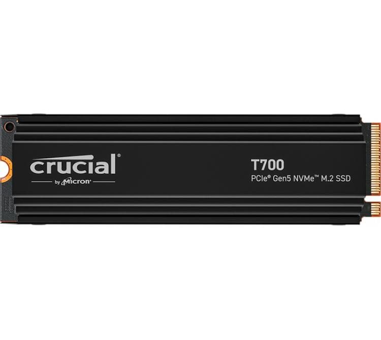 Disco Solido SSD M.2 Crucial 1TB T700 PRO 12400MB/s NVMe PCI-E Gen5 x4