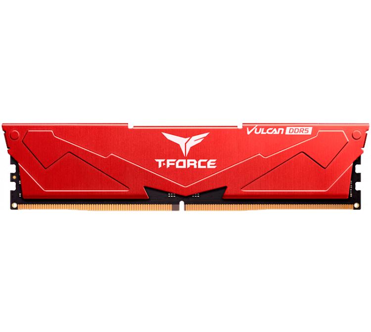 Memoria Team DDR5 16GB 5600MHz T-Force Vulcan Red CL36 Intel XMP 3.0 / AMD EXPO