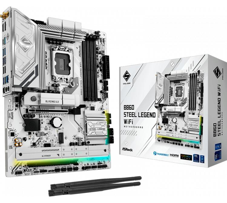 Mother Asrock B860 STEEL LEGEND WIFI LGA1851 DDR5 BULK - OUTLET