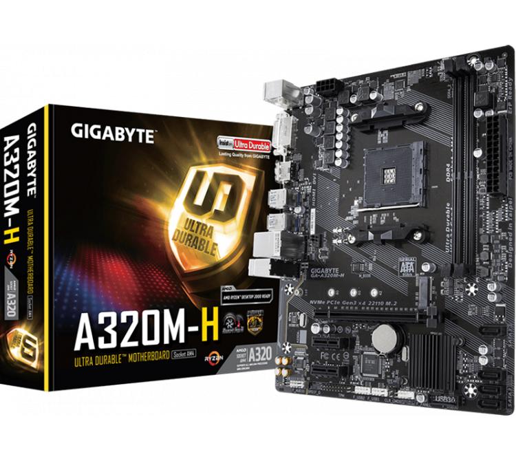 Mother Gigabyte GA-A320M-H AM4 BULK - OUTLET