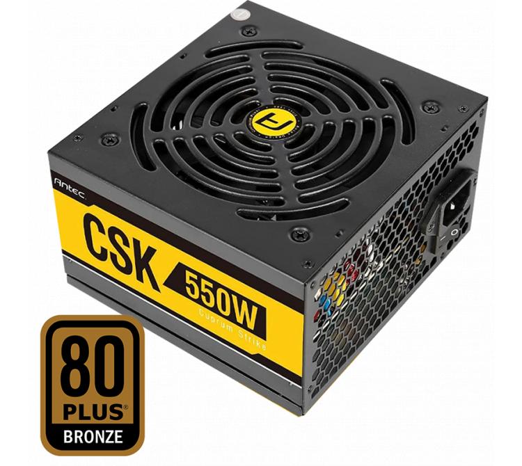 Fuente Antec 550W 80 Plus Bronze CSK550 BULK - OUTLET