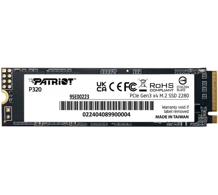 Disco Solido SSD M.2 Patriot 1TB P320 3000MB/s PCI-E Gen3 x4 BULK - OUTLET