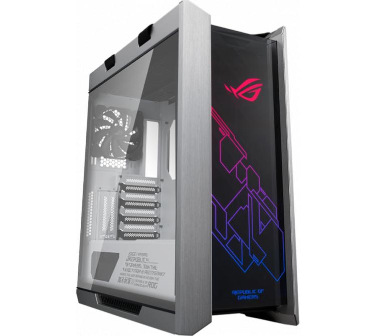 Gabinete ASUS ROG STRIX GX601 Helios Aluminum White RGB BULK - OUTLET