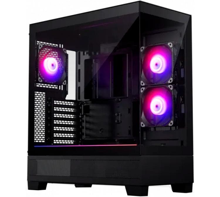 Gabinete Phanteks XT View 3x140mm DRGB Fans Vidrio Templado 270° USB-C Black BULK - OUTLET