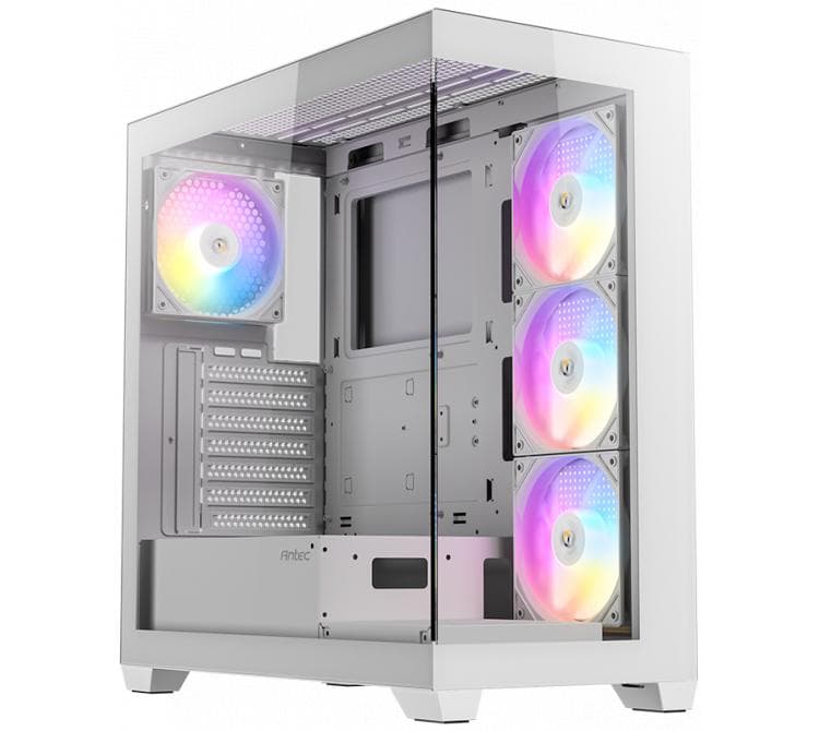 Gabinete Antec CX300 RGB ELITE White 4x120mm RGB Fans Vidrio Templado 270° BULK - OUTLET