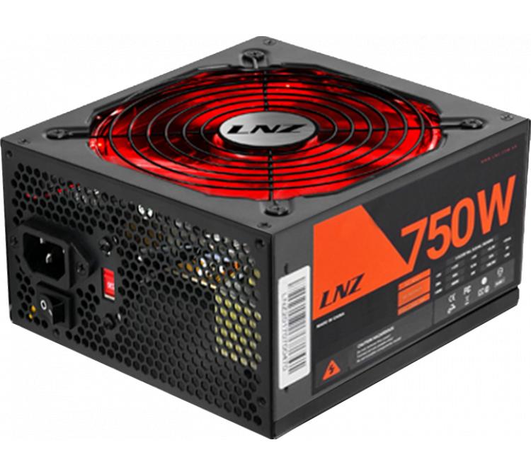 Fuente LNZ 750W Black ATX BULK - OUTLET