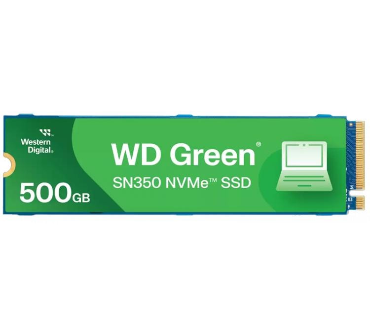 Disco Solido SSD M.2 WD 500GB Green SN350 2400Mb/s PCI-e Gen 3 BULK - OUTLET