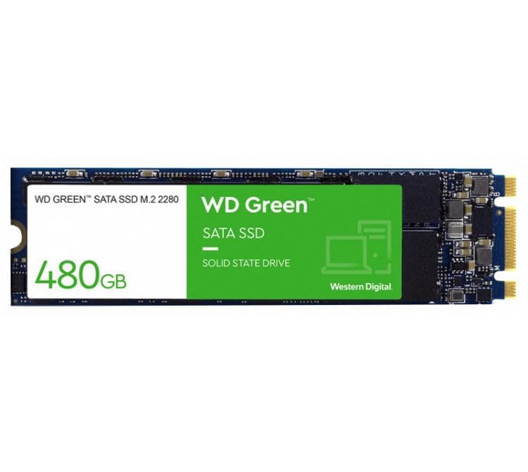 Disco Solido SSD M.2 WD 480GB GREEN 545MB/s SATA* BULK - OUTLET