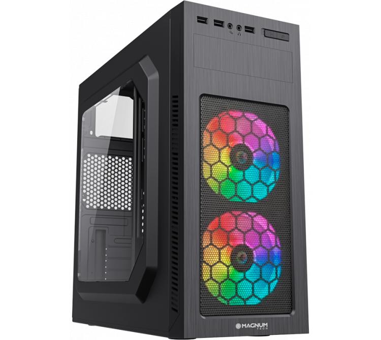 Gabinete Magnum Tech 435R2 2x120mm FRGB Fans