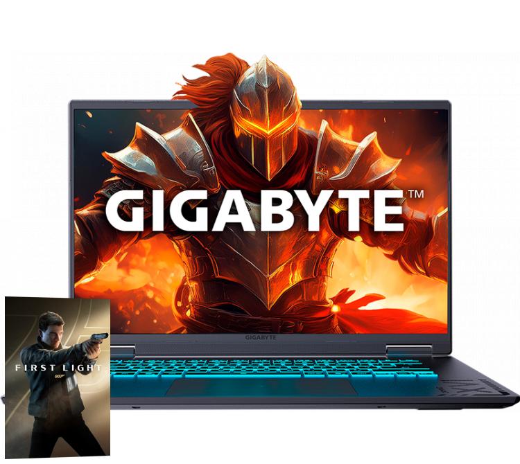 Notebook Gigabyte Gaming A16 16" AMD Ryzen 7 260 16GB DDR5 SSD 1TB RTX 5070 Free DOS 3WHK3LA894PD