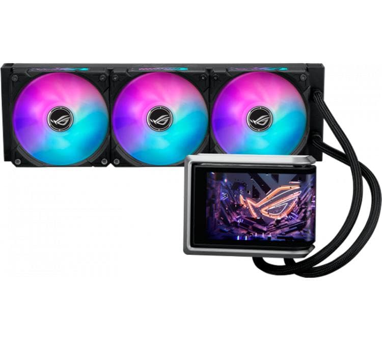 Cooler CPU ASUS ROG RYUO IV 360 ARGB 6.67" AMOLED Screen Water Cooler