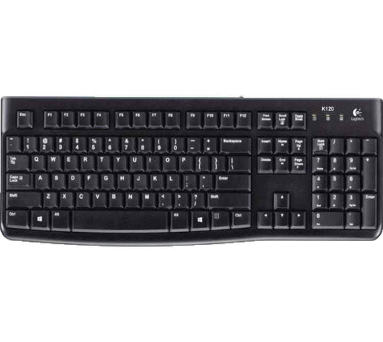 Teclado Logitech K120 Negro USB