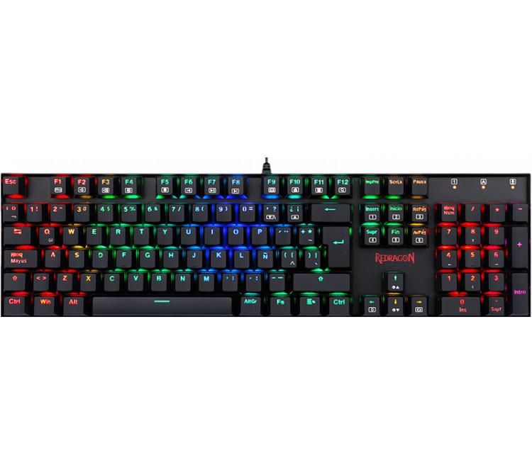 Teclado Redragon Mitra K551 Mechanical Retroiluminado RGB Español